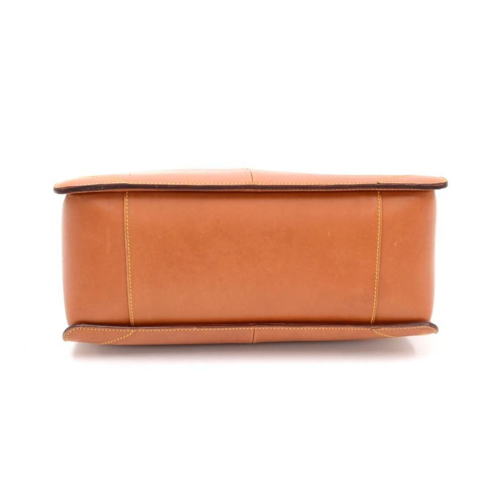 negev pm nomade leather briefcase bag
