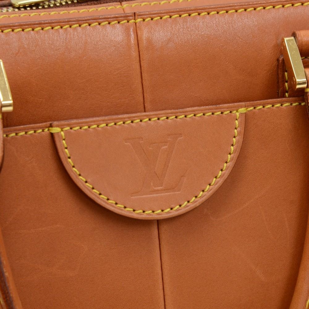 negev pm nomade leather briefcase bag