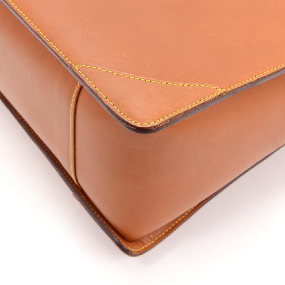 negev pm nomade leather briefcase bag