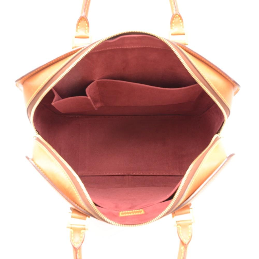 negev pm nomade leather briefcase bag