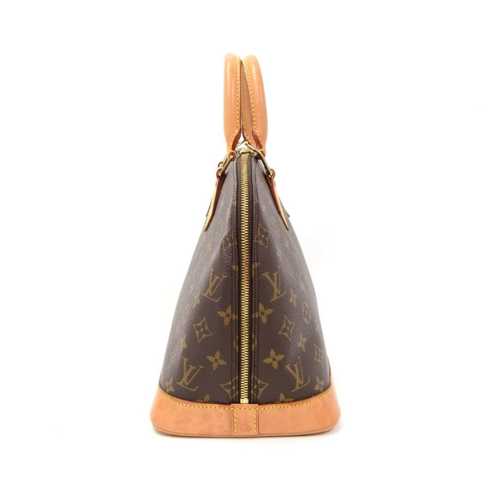 alma monogram canvas handbag