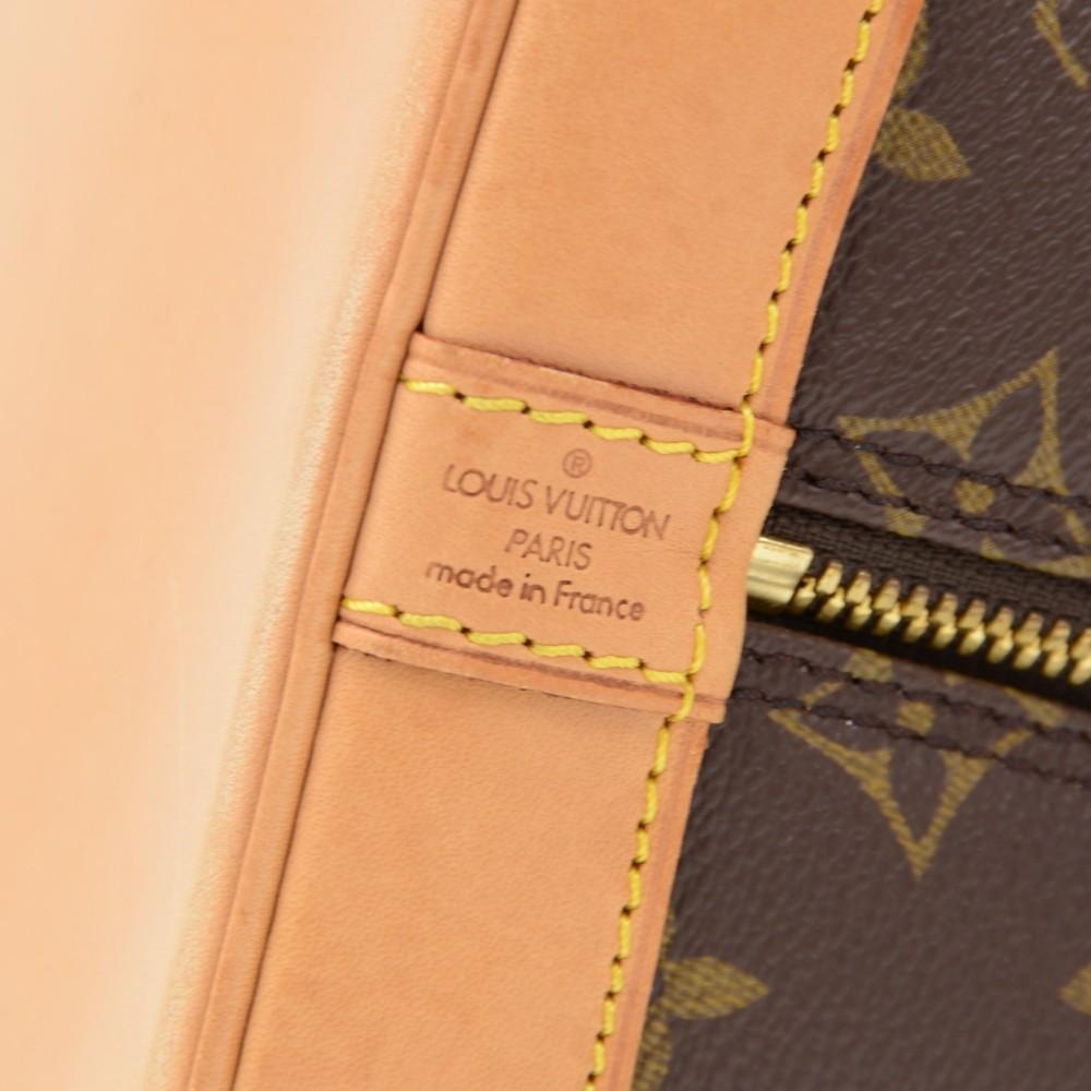alma monogram canvas handbag