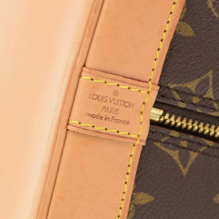 alma monogram canvas handbag