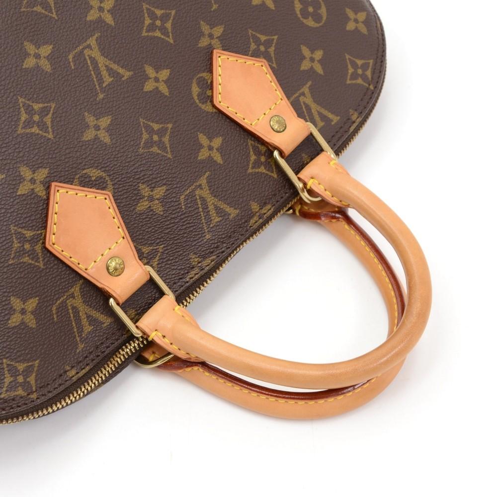 alma monogram canvas handbag