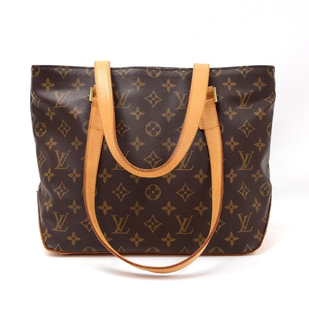 cabas piano monogram canvas shoulder bag