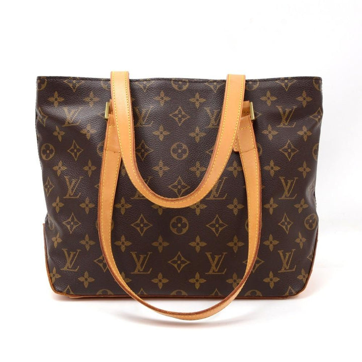 cabas piano monogram canvas shoulder bag