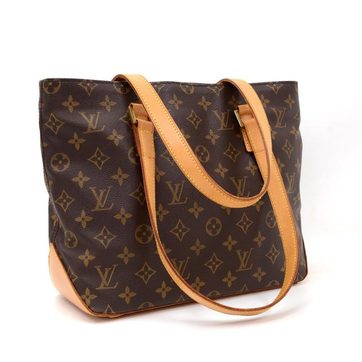 cabas piano monogram canvas shoulder bag
