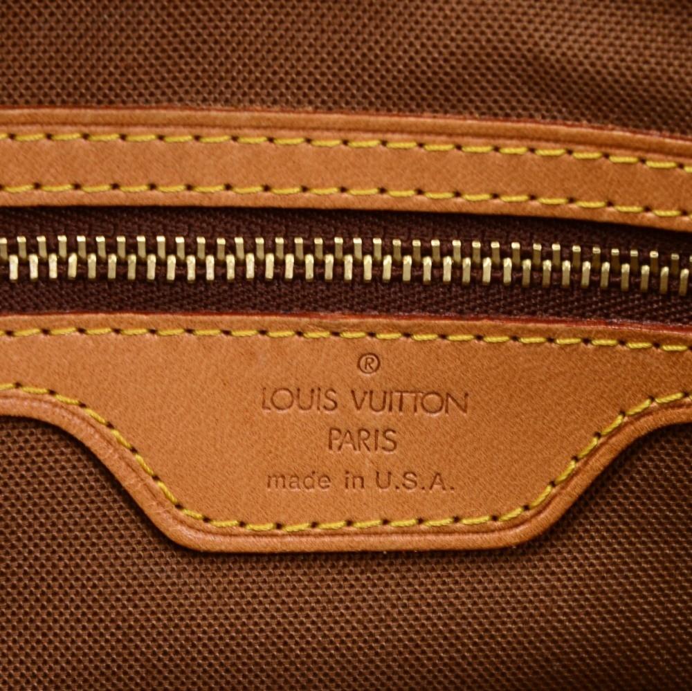 cabas piano monogram canvas shoulder bag