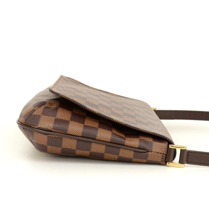 musette tango damier ebene canvas shoulder bag