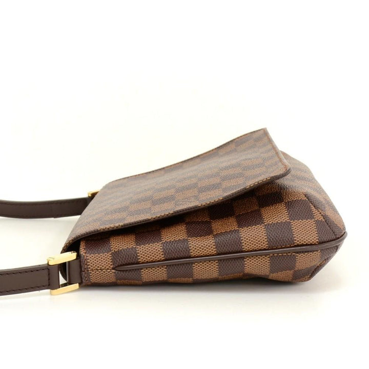 musette tango damier ebene canvas shoulder bag