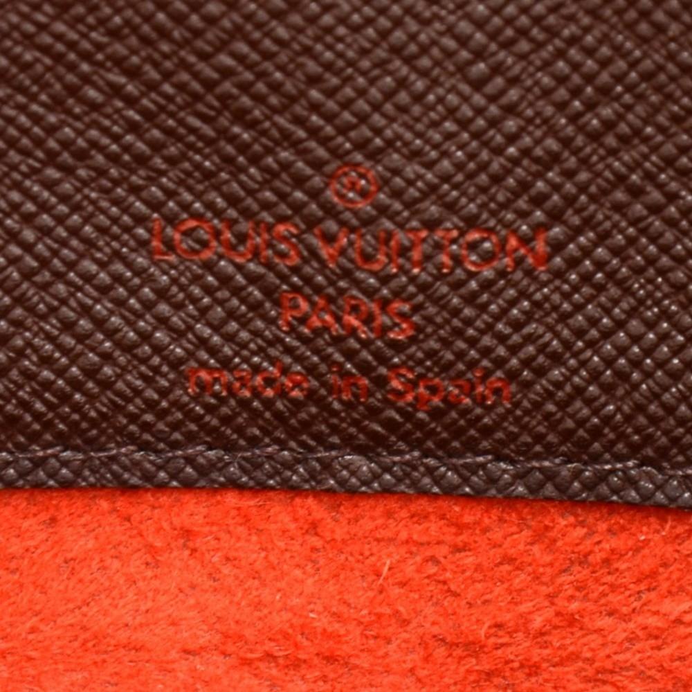 musette tango damier ebene canvas shoulder bag