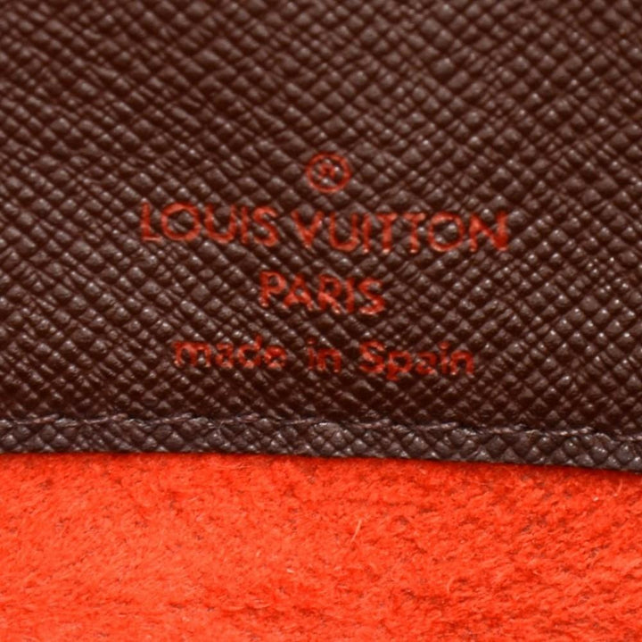 musette tango damier ebene canvas shoulder bag