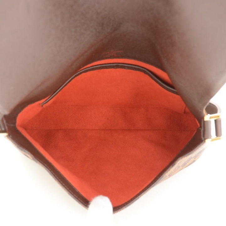 musette tango damier ebene canvas shoulder bag