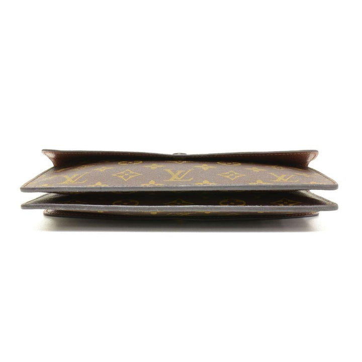 pochette double rabat monogram canvas 2-way bag