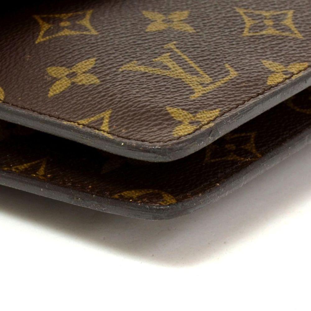 pochette double rabat monogram canvas 2-way bag