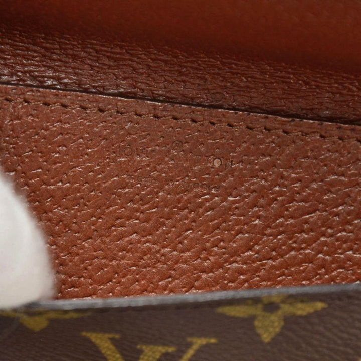 pochette double rabat monogram canvas 2-way bag