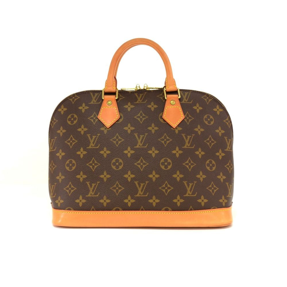 alma monogram canvas handbag