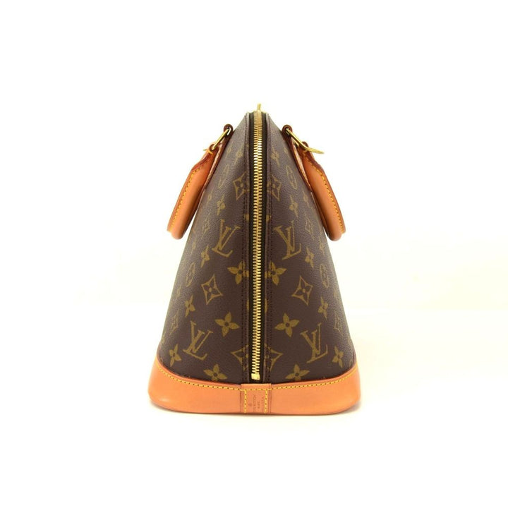 alma monogram canvas handbag