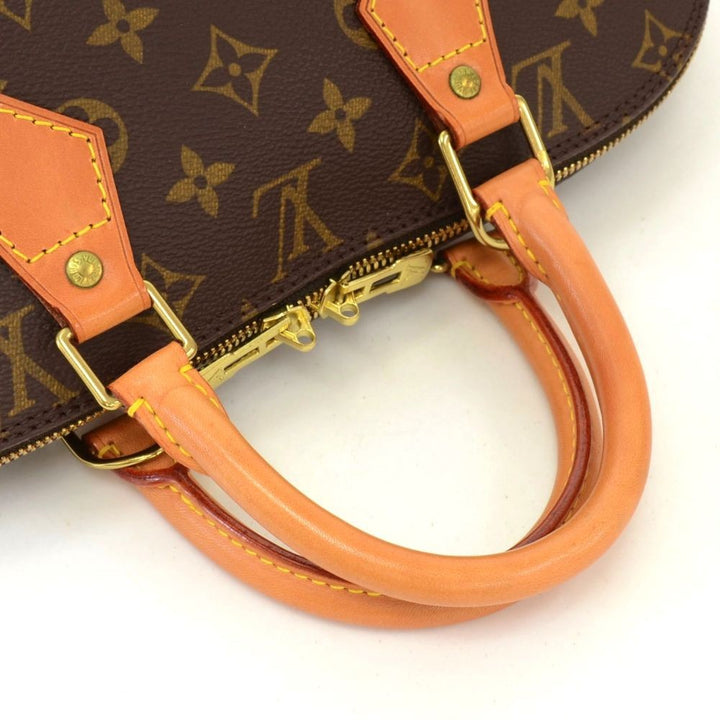 alma monogram canvas handbag