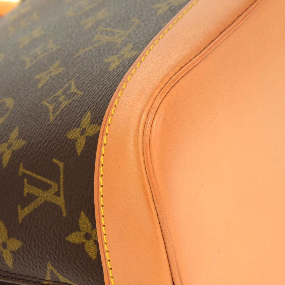 alma monogram canvas handbag