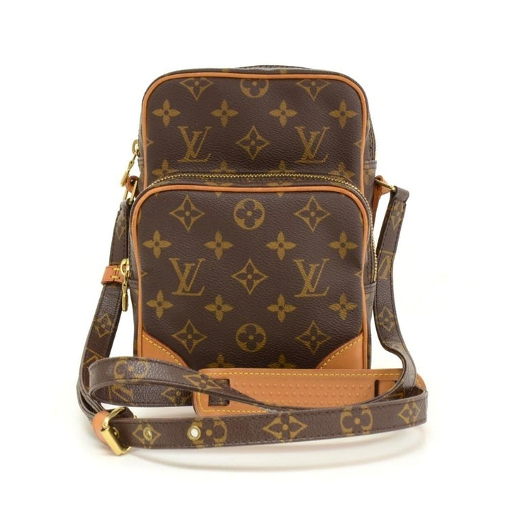 amazone monogram canvas messenger bag