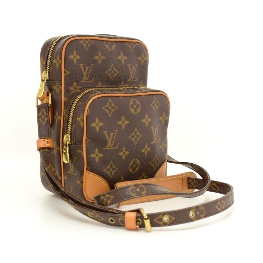 amazone monogram canvas messenger bag