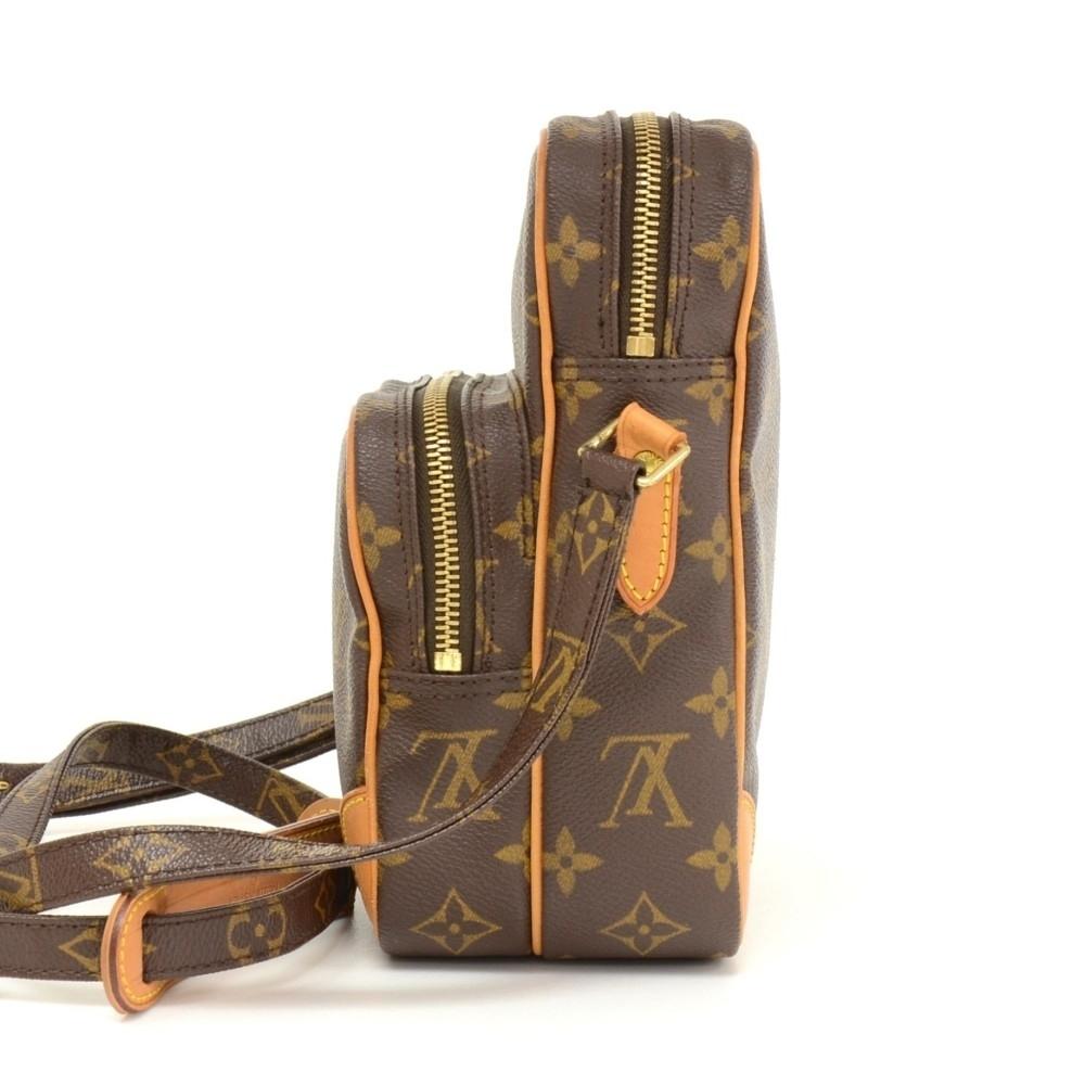 amazone monogram canvas messenger bag