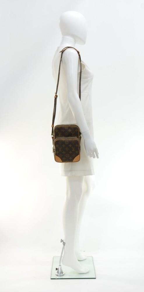 amazone monogram canvas messenger bag