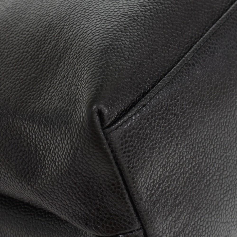 12" caviar leather shoulder bag