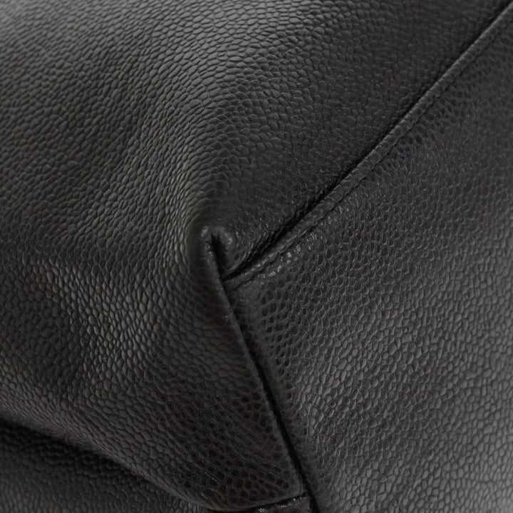 12" caviar leather shoulder bag