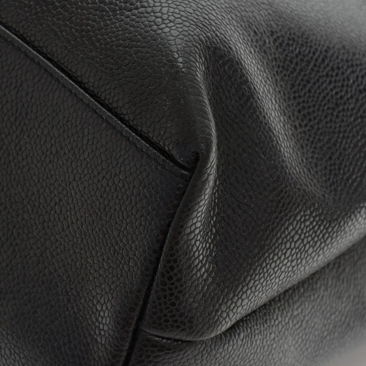 12" caviar leather shoulder bag