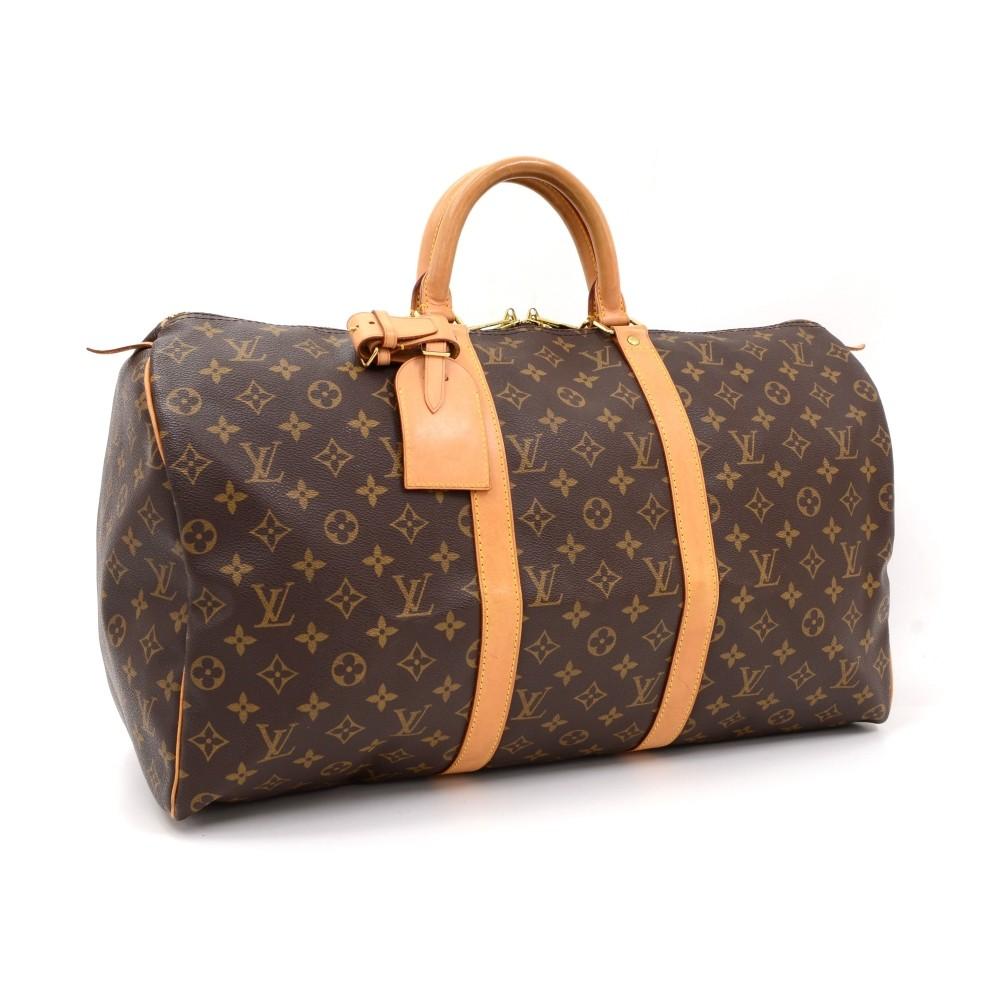 keepall 50 monogram canvas travel bag
