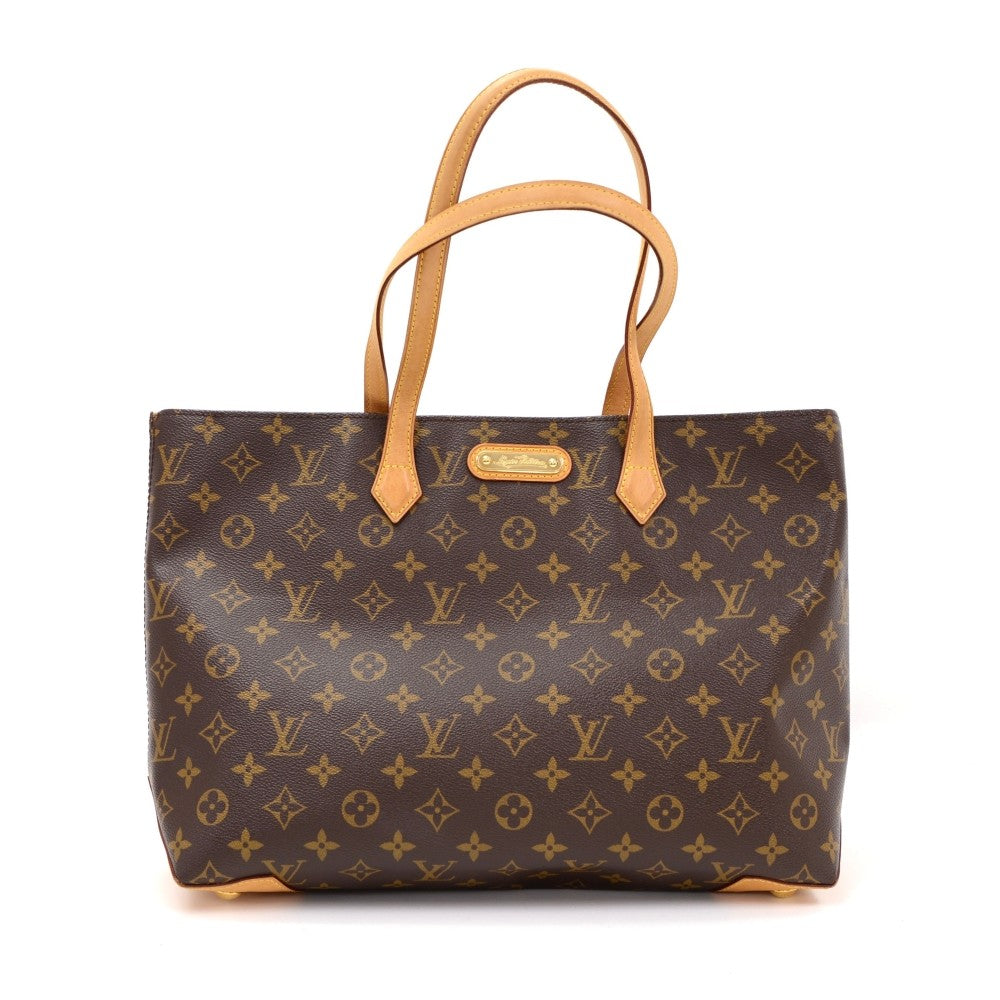 wilshire mm monogram canvas handbag