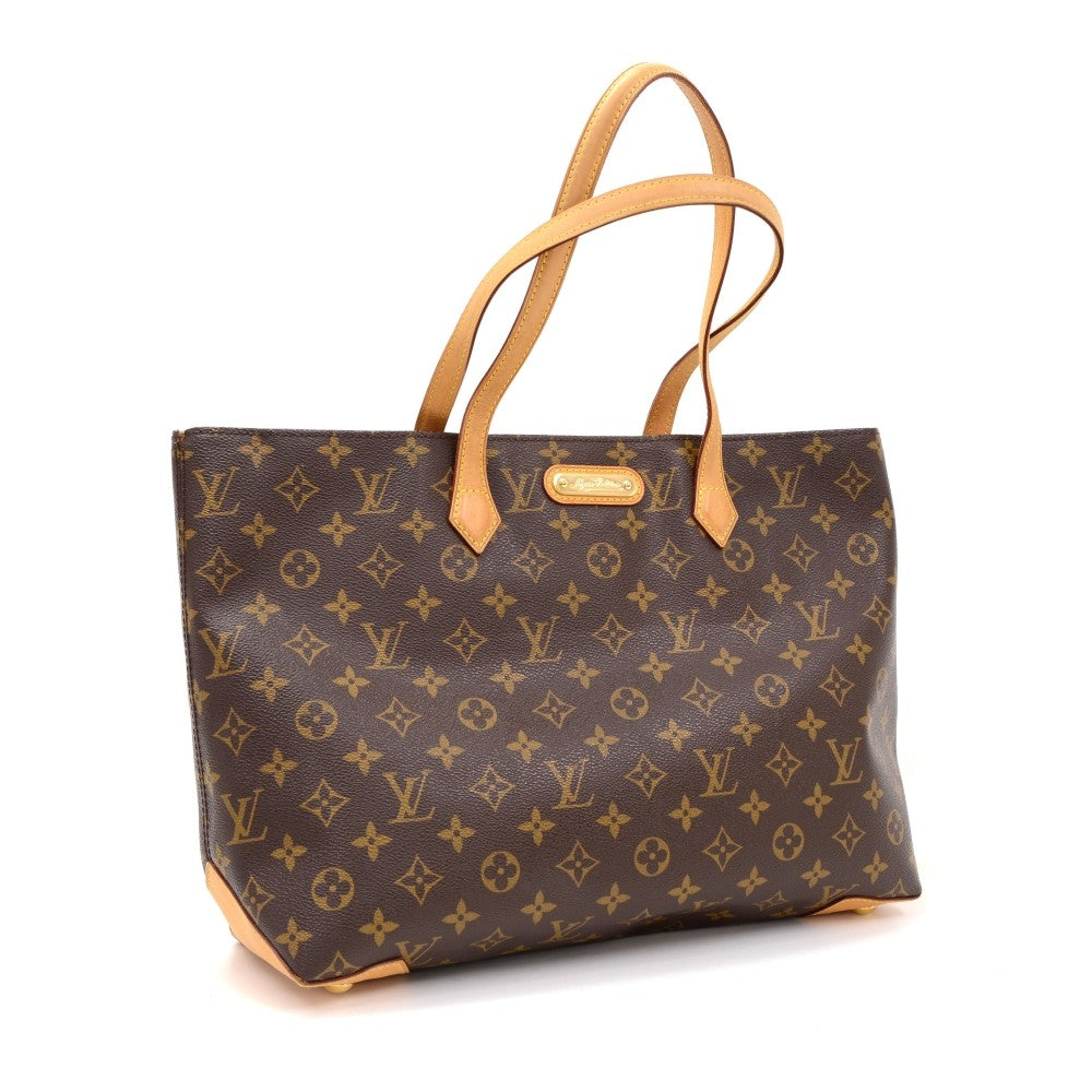 wilshire mm monogram canvas handbag