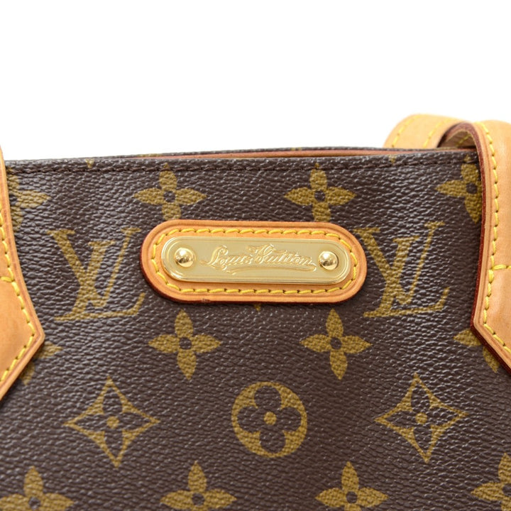 wilshire mm monogram canvas handbag