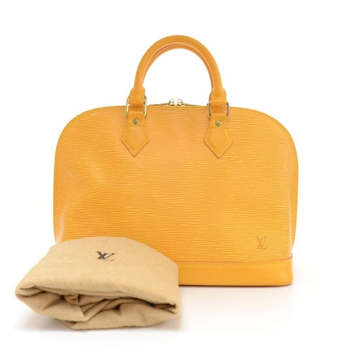 alma epi leather handbag