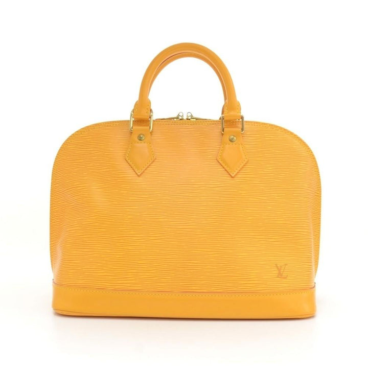alma epi leather handbag