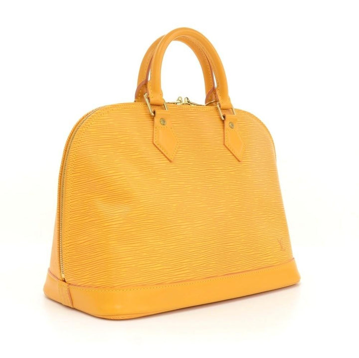 alma epi leather handbag