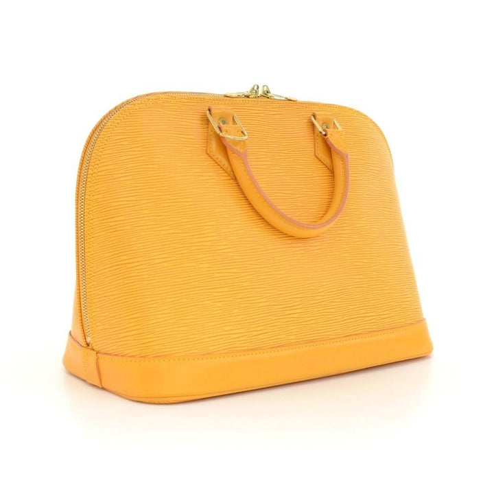 alma epi leather handbag