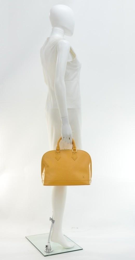 alma epi leather handbag