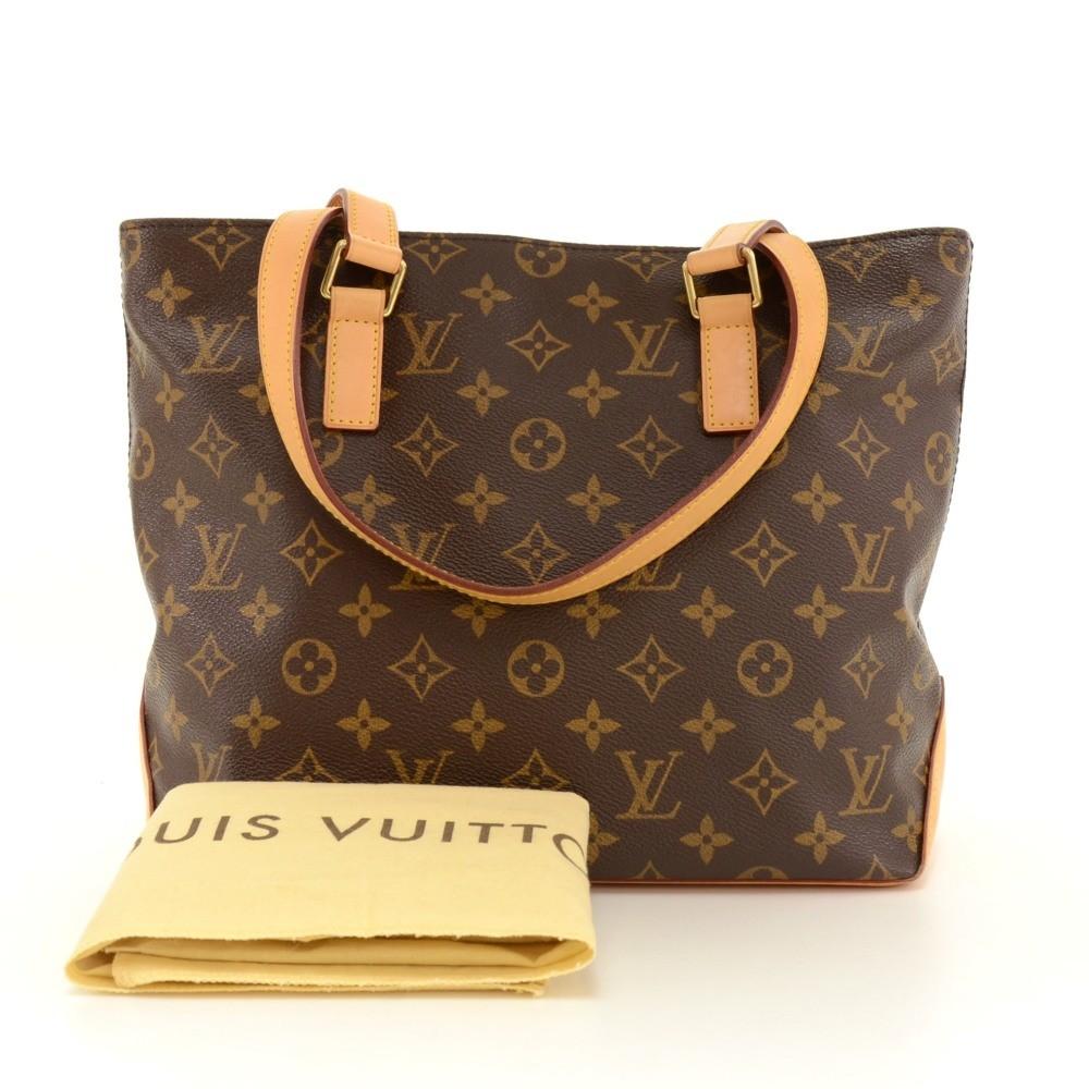 cabas piano monogram canvas shoulder bag