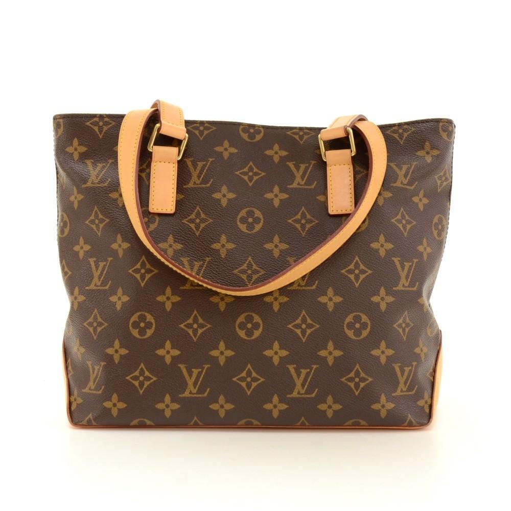 cabas piano monogram canvas shoulder bag
