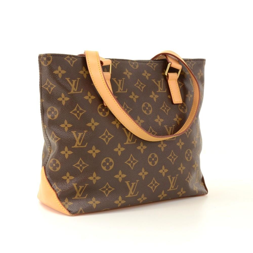 cabas piano monogram canvas shoulder bag