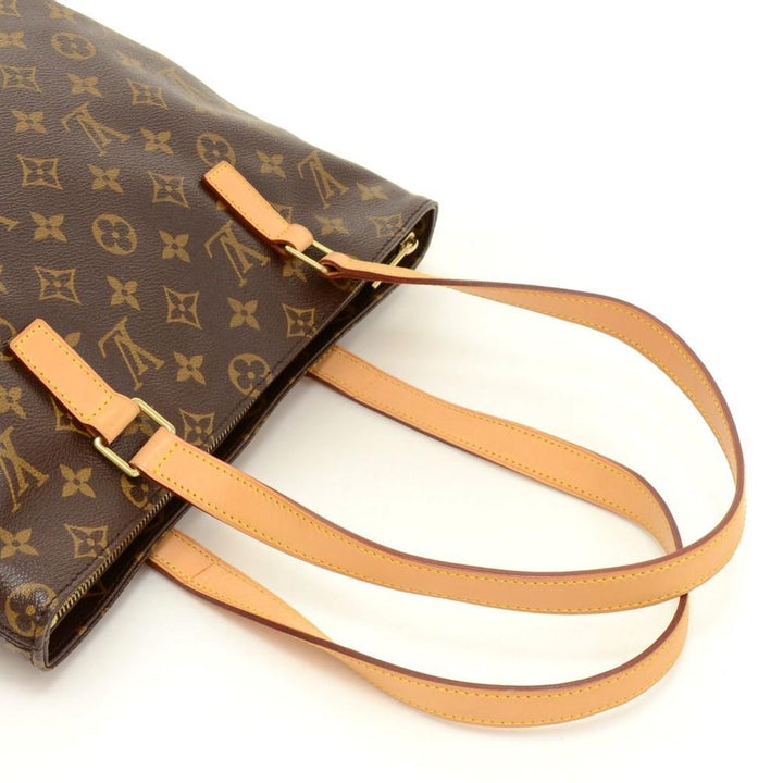 cabas piano monogram canvas shoulder bag