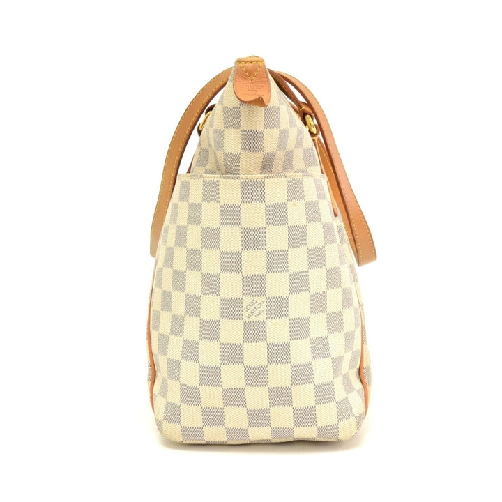 totally mm damier azur canvas shoulder bag