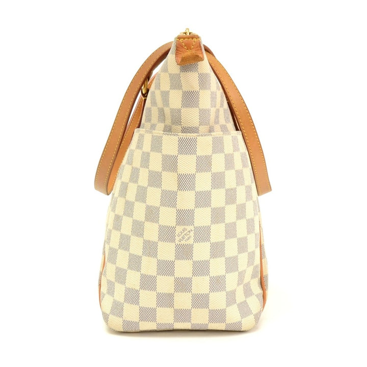 totally mm damier azur canvas shoulder bag