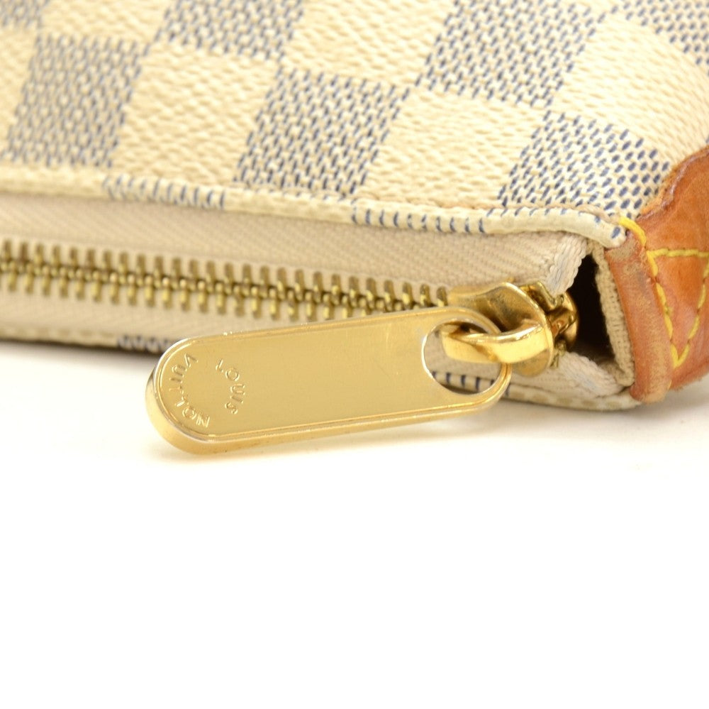 totally mm damier azur canvas shoulder bag