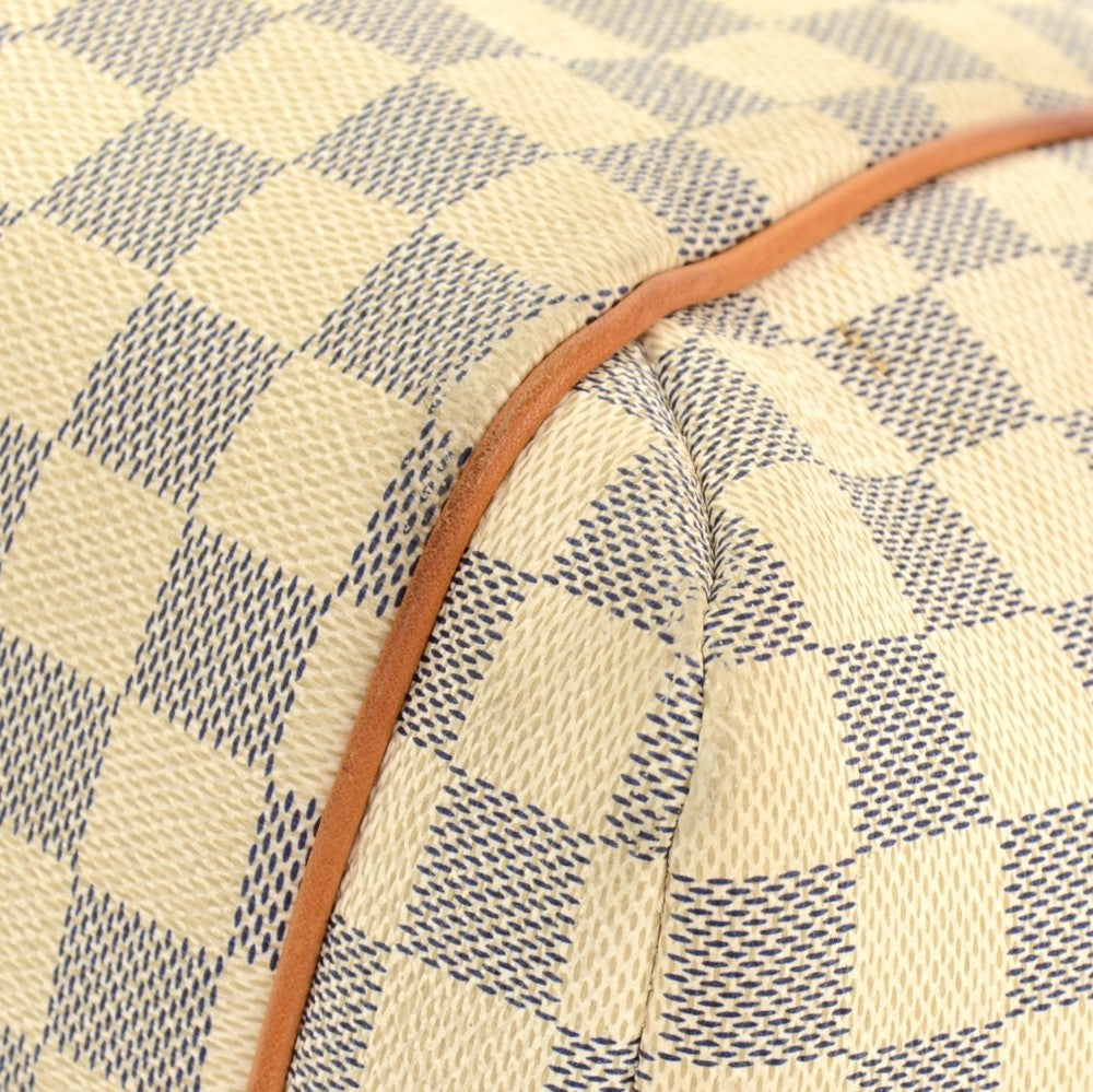 totally mm damier azur canvas shoulder bag