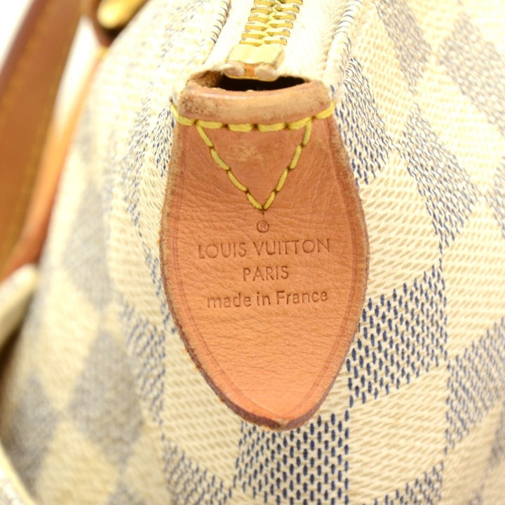 totally mm damier azur canvas shoulder bag