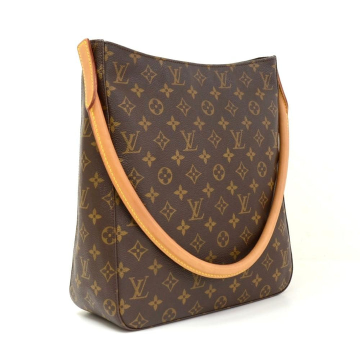 looping gm monogram canvas shoulder bag